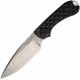 BRAD3FE001A Bradford Knives Guardian 3 Black G10 Handle AEB-L Blade Leather Sheath Made USA - Livraison Gratuite