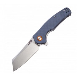 Couteau CJRB Cutlery Crag Gray Lame Acier D2 Manche G10 Linerlock Clip J1904GYF - Livraison Gratuite