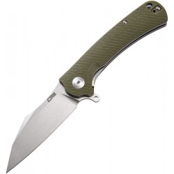 Couteau CJRB Cutlery Talla Green Lame Acier D2 Manche G10 Linerlock Clip J1901GNC - Livraison Gratuite