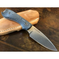 Couteau Bradford Knives Guardian 3 3D Lame Acier N690 Manche Micarta Etui Cuir Made In USA BRAD3FE101 - Livraison Gratuite