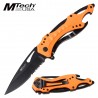 MTA705NOR Couteau Linerlock A/O Neon Orange Aluminium Handle 3Cr13 Blade - Livraison Gratuite