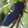 Couteau Spyderco Lil Native Compression Lock Lame Acier CPM-S30V Manche G-10 Clip Made USA SC230GPBBK - Livraison Gratuite