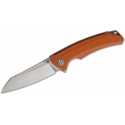 Couteau Bestech Knives Texel Orange Lame Acier D2 Manche G-10 Linerlock Clip BTKG21D1 - Livraison Gratuite
