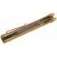 Couteau Bestech Knives Texel Yellow Lame Acier D2 Manche G-10 Linerlock Clip BTKG21C2 - Livraison Gratuite