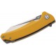 Couteau Bestech Knives Texel Yellow Lame Acier D2 Manche G-10 Linerlock Clip BTKG21C2 - Livraison Gratuite