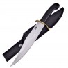 Couteau Bowie Alamo Frost Cutlery Lame Acier Inox Manche Bois Etui Nylon FCSA03BPW - Livraison Gratuite