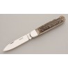 Couteau Mercury Range 921 Lame Acier Z50CD15 Manche Bois de Cerf Lockback Made Italy MER9211DC - Livraison Gratuite