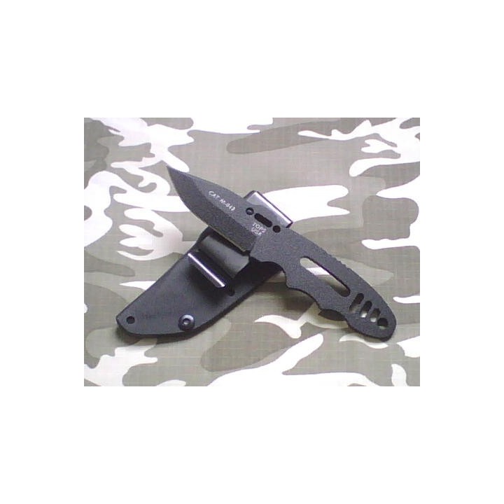 Couteau Tactical Tops Covert Anti-Terrosrism Lame Carbone 1095 Tops Knives Made In USA TP201 - Livraison Gratuite