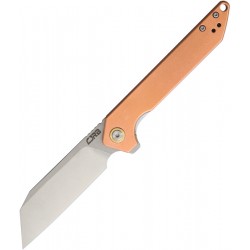 Couteau CJRB Rampart Copper Lame Acier D2 Stonewash Manche Cuivre Linerlock Clip J1907COP - Livraison Gratuite