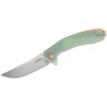 Couteau CJRB Gobi Jade Lame Acier D2 Stonewash Manche G10 Linerlock Clip J1906NTG - Livraison Gratuite