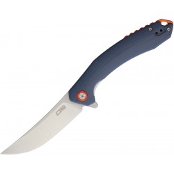 Couteau CJRB Gobi Blue/Gray Lame Acier D2 Stonewash Manche G10 Linerlock Clip J1906GYC - Livraison Gratuite