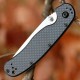 Couteau Ontario Rat II D2 Military Manche Fibre de Carbone/G10 Lame Acier D2 Linerlock Clip ON8832 - Livraison Gratuite