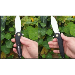 Couteau CJRB Mangrove Black Lame D2 Manche G10 Linerlock Clip J1910BKC - Livraison Gratuite