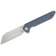 Couteau CJRB Rampart Grey G10 Lame Acier D2 Stonewash Manche G10 Linerlock Clip J1907GYF - Livraison Gratuite