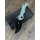 Couteau VDK Knives Blue Jade Talisman Lame Acier D2 Manche G-10 Linerlock Clip VDK028 - Livraison Gratuite