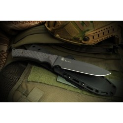 Couteau Spartan Blades Damysus Lame Acier Carbon 1095 Manche Micarta Etui Made USA SBSL003BKBK - Livraison Gratuite