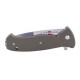 Couteau Al Mar SERE 2020 Linerlock A/O Lame Acier 8Cr13MoV Serr Manche Green FRN Clip AMK2211 - Livraison Gratuite
