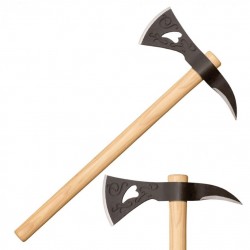 Hache Tomahawk Cold Steel Weeping Heart Hawk Axe Carbone 1055 Manche Hickory CS90AWH - Livraison Gratuite