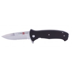 Couteau Al Mar SERE 2020 Linerlock A/O Lame Acier D2 Serr Manche Black FRN AMK2203 - Livraison Gratuite