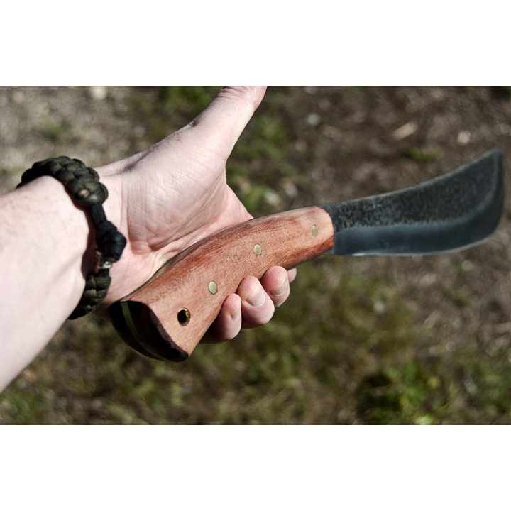 Couteau de Survie Condor Pack Golok Acier Carbone 1075 Manche Bois Made In Salvador CTK25211HC - Livraison Gratuite