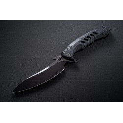 Couteau De Combat Rike Knife F1 Fixed Blade Black G10 Lame Acier D2 Etui Kydex RKF1BW - Livraison Gratuite