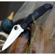 Couteau Spyderco SALT 2 Lame Acier H1 Manche FRN Made In Japan SC91PBK2 - Livraison Gratuite