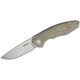 Couteau MKM Viper Timavo Lame Acier M390 Manche Green Micarta Linerlock Clip Italy MKMV027 - Livraison Gratuite