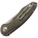 Couteau MKM Viper Timavo Lame Acier M390 Manche Green Micarta Linerlock Clip Italy MKMV027 - Livraison Gratuite