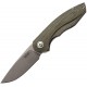 Couteau MKM Viper Timavo Lame Acier M390 Manche Green Micarta Linerlock Clip Italy MKMV027 - Livraison Gratuite