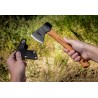 Hache Hachette Condor Scout Hatchet Lame Acier Carbone 1045 Manche Bois Etui Cuir El Salvador CTK4053C10 - Livraison Gratuite