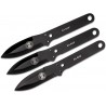 Lot de 3 Couteaux de Lancer Ka-Bar Throwing Knife Set Lame Acier 3Cr13 Etui Polyester KA1121 - Livraison Gratuite