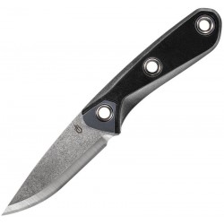 Couteau Gerber Principle Coyote Black Lame Acier 420HC Manche Rubber Etui Polymer Made USA G1655 - Livraison Gratuite