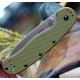 Couteau ESEE Avispa SK5 Manche Od Green Nylon Lame Acier SK5 Framelock Clip BRK1303OD - Livraison Gratuite