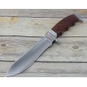 Couteau de Chasse Survie Browning Red Sandalwood Handle Lame Acier Inox Etui Nylon BR0157 - Livraison gratuite