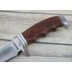 Couteau de Chasse Survie Browning Red Sandalwood Handle Lame Acier Inox Etui Nylon BR0157 - Livraison gratuite