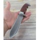 Couteau de Chasse Survie Browning Red Sandalwood Handle Lame Acier Inox Etui Nylon BR0157 - Livraison gratuite