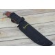 Couteau de Chasse Survie Browning Red Sandalwood Handle Lame Acier Inox Etui Nylon BR0157 - Livraison gratuite