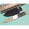 Lot de 3 Couteau De Botte Dague Lame Acier Inox Manche Bois Etui Simili Cuir PA3403 - Livraison Gratuite