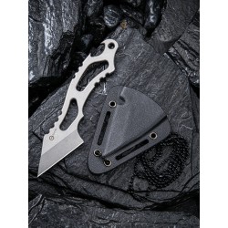 Couteau Civivi Kiri EDC Gray Lame Acier 9Cr18MoV Manche Acier Etui Kydex CIVC2001A - Livraison Gratuite