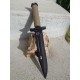 Couteau de Combat Lame Acier 3Cr13 Manche Abs Tan Etui Nylon CBR370 - Livraison Gratuite