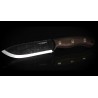Couteau Condor Bisonte Lame Acier Carbone 1095 Manche Noyer Etui CUir Made El Salvador CTK395447HC - Livraison Gratuite