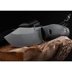 Couteau Kershaw Camp 5 Bowie Lame Acier D2 Manche GFN Etui GRN KS1083 - Livraison Gratuite