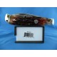Couteau Rough Rider Jumbo Trapper Brown Lames Acier T10 Manche Os RR1801 - Livraison Gratuite