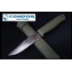 Couteau Condor Bushglider Knife Green Acier Carbone 1095 Manche & Etui Abs Made El Salvador CTK394942HC - Livraison Gratuite