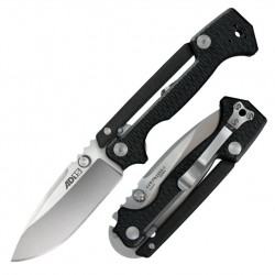 Couteau Cold Steel AD-15 Scorpion Lame Acier S35VN Manche Black G10 Clip CS58SQB - Livraison Gratuite