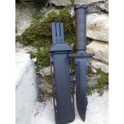 Couteau de Combat Frost Cutlery Xtreme Lame Acier 3Cr13 Manche Abs Etui Plastique Rigide FTX42BG - Livraison Gratuite