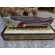 Couteau Roper Knives Buffalo Scout Lame Acier D2 Manche Bois Framelock Clip RP042 - Livraison Gratuite