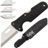 Couteau Cold Steel Click N Cut 3 Lames Acier 420 Manche Abs Etui Secure-Ex CS40A - Livraison Gratuite