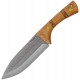 Couteau Bushcraft Condor Pictus Lame Acier Carbone 1095 Manche Bois Etui Cuir Made Salvador CTK394161HC - Livraison Gratuite