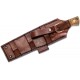 Couteau Bushcraft Condor Pictus Lame Acier Carbone 1095 Manche Bois Etui Cuir Made Salvador CTK394161HC - Livraison Gratuite